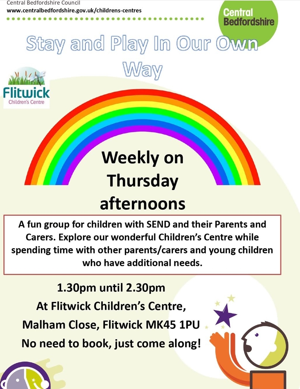 🧒 SEND, Stay and Play in our own way - Flitwick Children's Centre ...