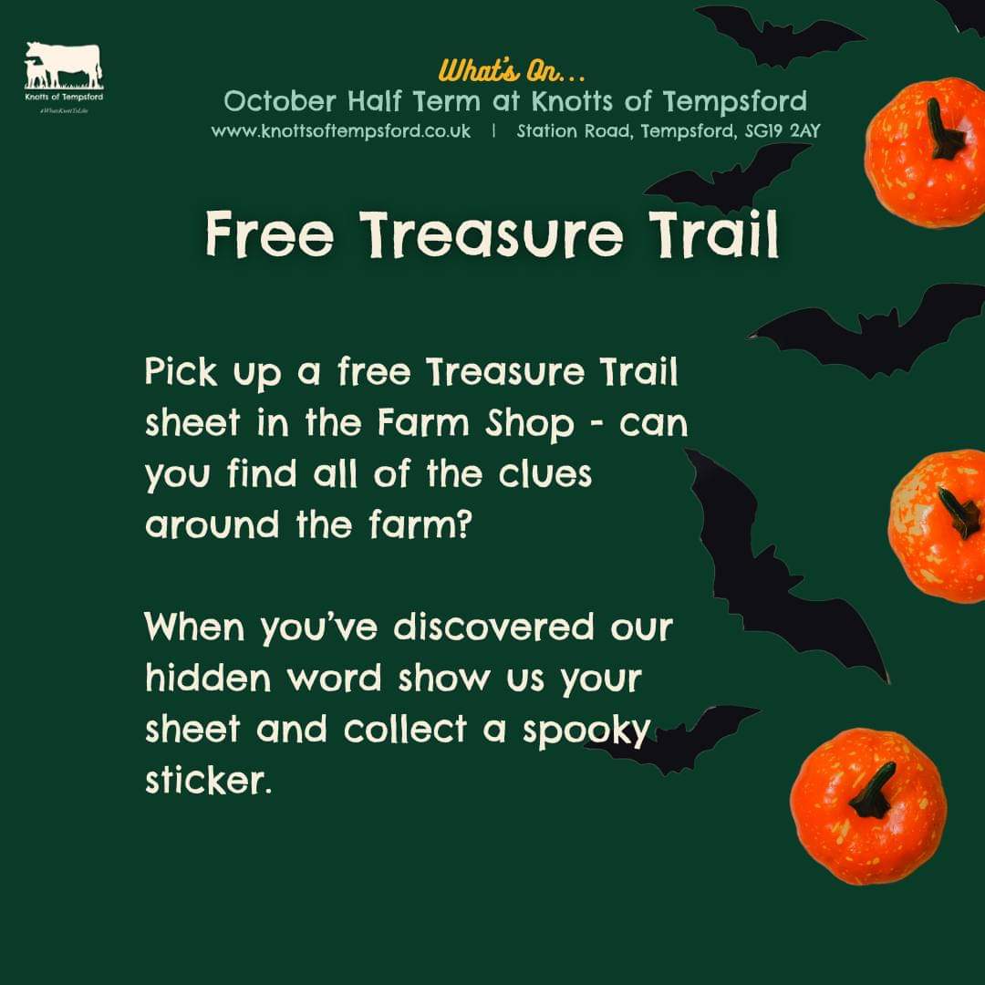 🐷 FREE ENTRY HALF TERM HALLOWEEN 2024 - Knotts of Tempsford at Knotts of Tempsford, Station Road, Tempsford, SG19 2AY | Advance Booking, Animals, Attractions, Baby/Toddlers, Family, Food/Drink, Free Entry, Fun, Kids, Outdoor, Play Area, Seasonal, Tickets | Suitable for: Children, Family, Toilets, Free Parking, Parking Onsite 🐷 FREE ENTRY HALF TERM HALLOWEEN 2024 - Knotts of Tempsford - Event Image 4 October 30, 2024 09:00 AM