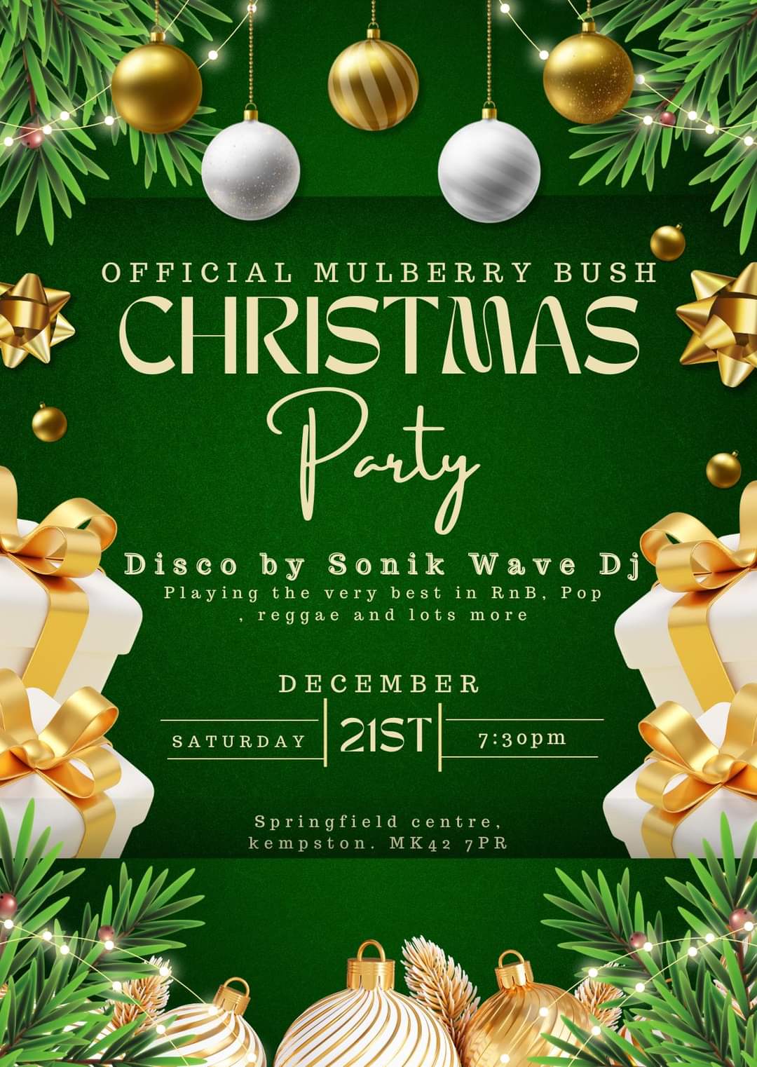 🧑‍🎄 Christmas Fair & Christmas party after at the Mulberry Bush in Kempston - Event Image 3 December 21, 2024 