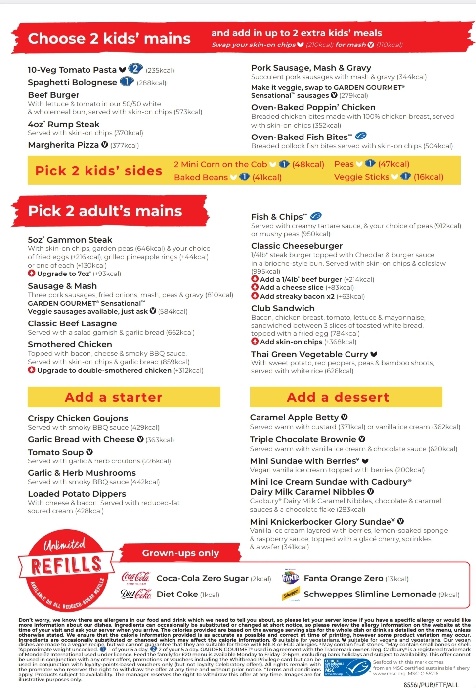 😋 FEED THE FAMILY FOR £20 AT BREWERS FAYRE THIS AUTUMN HALF TERM! - $20.00   until November 01, 2024