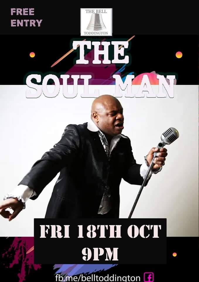 🕺FREE ENTRY! The Soul Man - The Bell, Toddington  - Event Image 3 October 18, 2024 09:00 PM