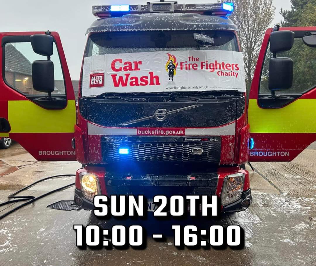 💦 Charity Fire Station Car Wash - Broughton, Milton Keynes - Event Image 2 October 20, 2024 10:00 AM