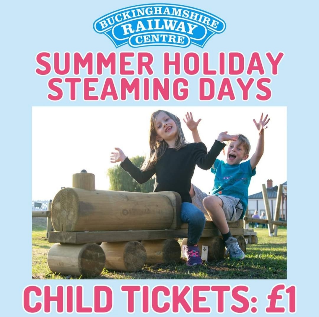 🚂 Miniature Railway: Kids Go For £1 at Buckingham Railway Station, Quainton Road Station, Station Rd, Quainton, Aylesbury HP22 4BY | Low Cost, Family, Fun, Kids, Entertainment, Outdoor, Tickets, History & Heritage, Automotive, Baby/Toddlers | Suitable for: Family, Children, SEN 🚂 Miniature Railway: Kids Go For £1 - Event Image 4 July 24, 2024 10:30 AM