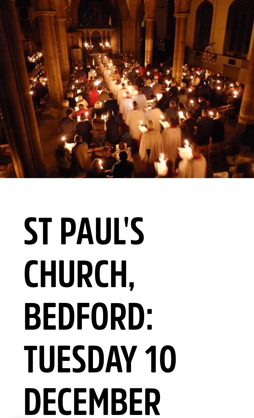 🎼🚁 East Anglian Air Ambulance Festive Carol Concert in Bedford at St Paul's Church, St Paul’s Square, Bedford, MK40 1SQ | Advance Booking, Charity, Date Idea, Entertainment, Family, Indoor, Music, Spiritual, Ticket Event, Christmas | Suitable for: Children, Family 🎼🚁 East Anglian Air Ambulance Festive Carol Concert in Bedford - Event Image 2 December 10, 2024 07:00 PM