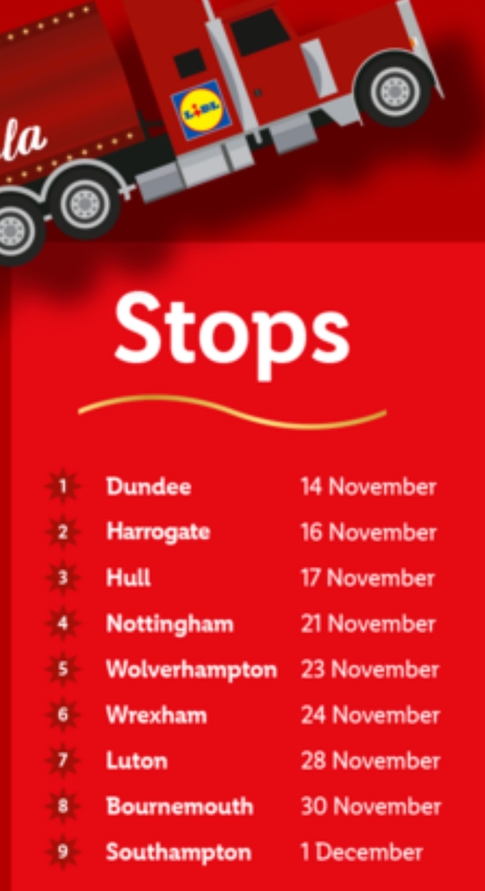 🎄🚚 Lidl’s Christmas Freeway Truck 2024 is coming to Luton! - Event Image 4 November 28, 2024 12:00 PM