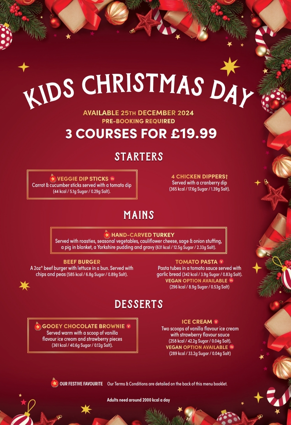 🧑‍🎄 Christmas Day Menu 2024 at The Bumble Bee, Flitwick - Event Image 3 December 25, 2024 