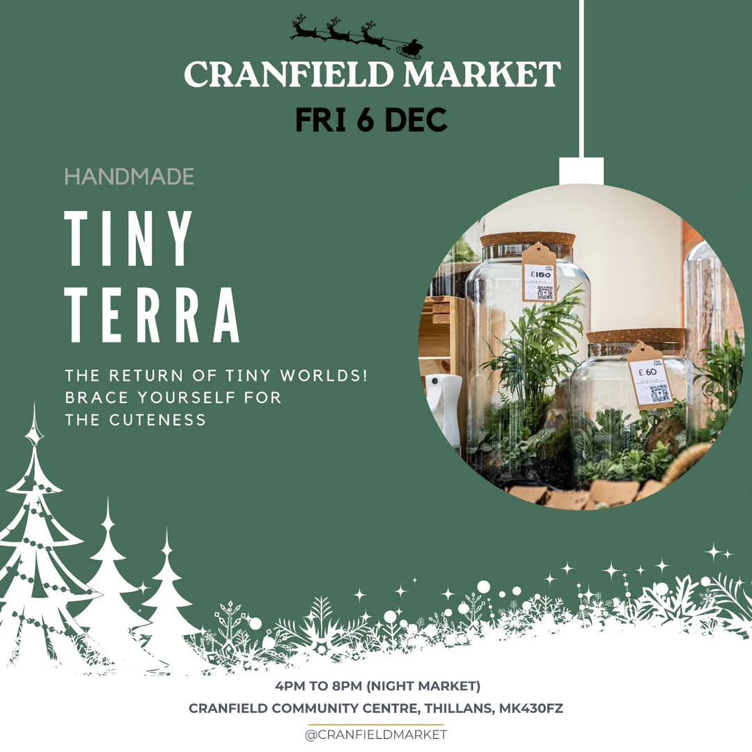 🎄 Christmas Market in Cranfield, Bedfordshire at Cranfield Community Centre, Thillians, Cranfield, Bedfordshire MK43 0FZ | Annual, Attractions, Craft Fair, Entertainment, Family, Food/Drink, Free Entry, Fun, Market, Music, Seasonal, Charity, Christmas | Suitable for: Children, Dog Friendly, Family, Accessible, Toilets, Wheelchair Friendly 🎄 Christmas Market in Cranfield, Bedfordshire - Event Image 10 December 06, 2024 04:00 PM