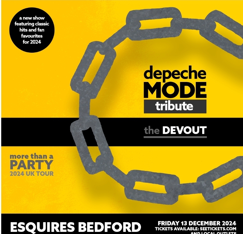 🎤 The Devout - Depeche Mode Tribute Act - Esquires, Bedford (Ages 14+) - Event Image 2 December 13, 2024 07:30 PM