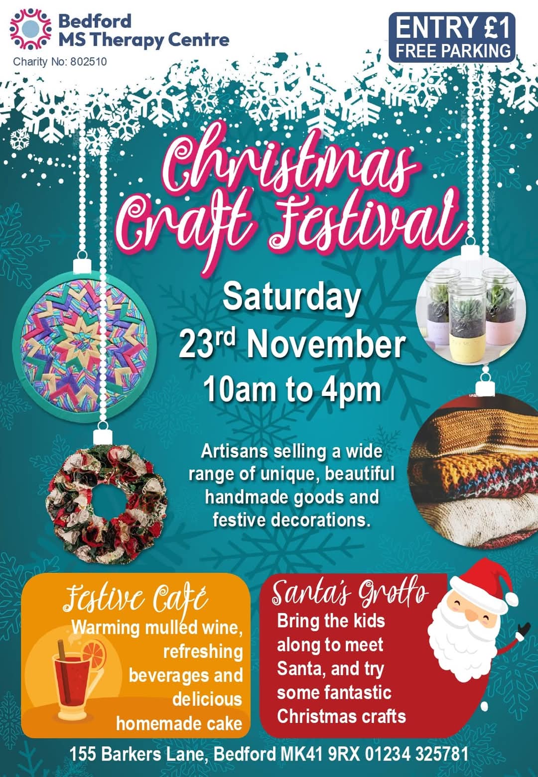 🎅 Christmas Craft Festival 2024 at Bedford MS Therapy Centre - Event Image 4 November 23, 2024 10:00 AM