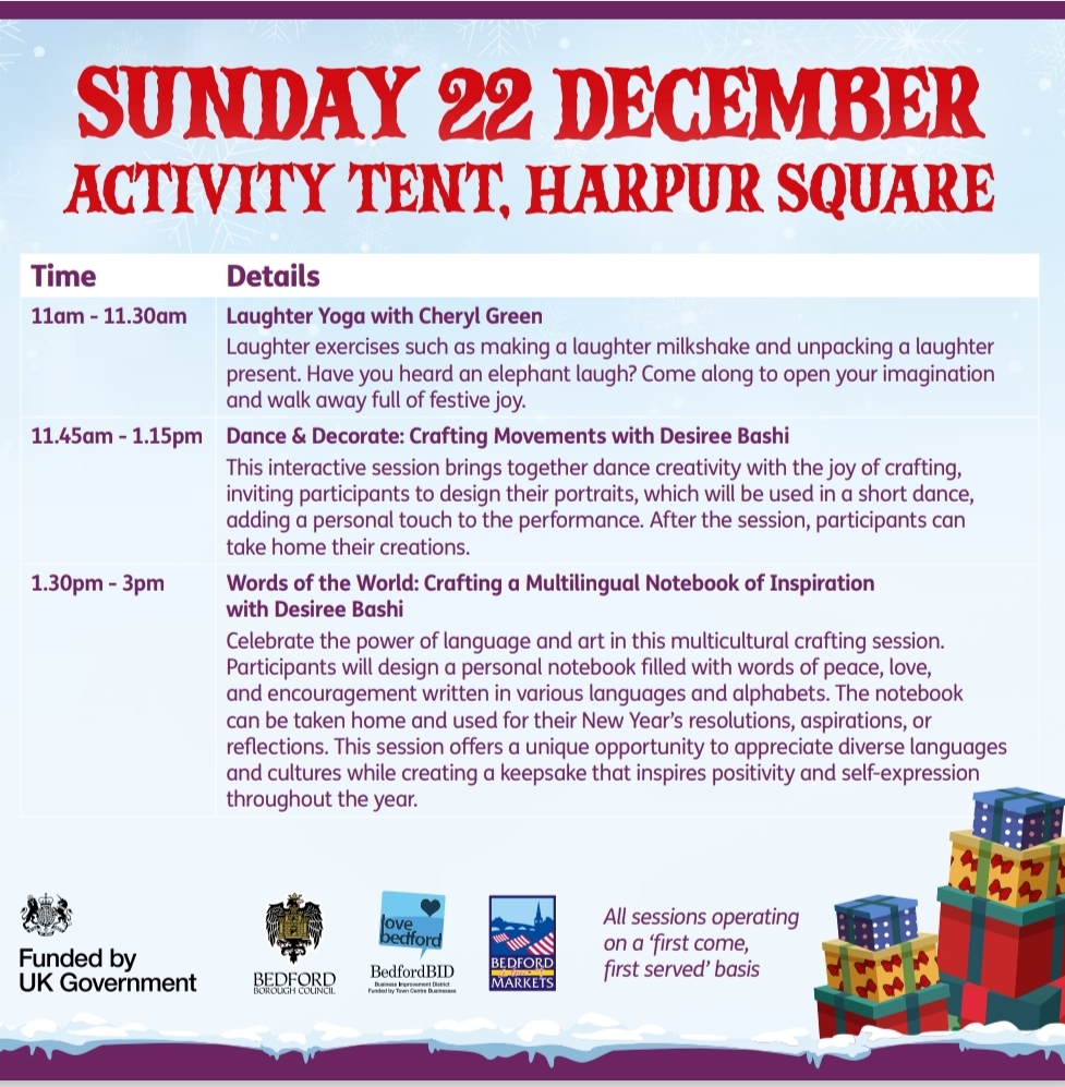 🧑‍🎄 FREE FESTIVE FAMILY FUN IN BEDFORD 2024 - Event Image 3 December 22, 2024 11:00 AM