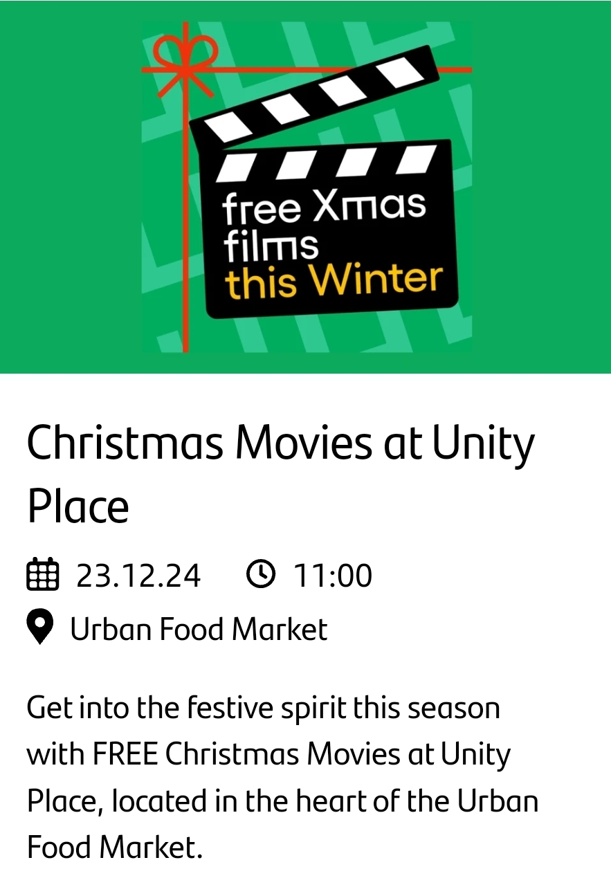 🧑‍🎄📽 FREE CHRISTMAS MOVIES 2024 at Milton Keynes (no booking required) - Event Image 10 December 23, 2024 11:00 AM