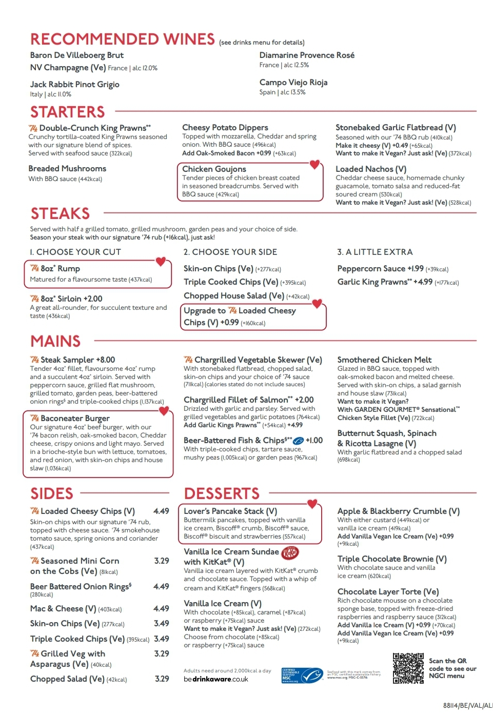 💘 Beefeater Valentines Menu £18.95pp for 2 courses at Priory Marina Beefeater,
Priory Country Park
Barkers Lane
Bedford
MK41 9DJ
| Adults, Advance Booking, Date Idea, Food/Drink, Nightlife, Indoor | Suitable for: Family, Toilets 💘 Beefeater Valentines Menu £18.95pp for 2 courses - Event Image 2 February 15, 2025