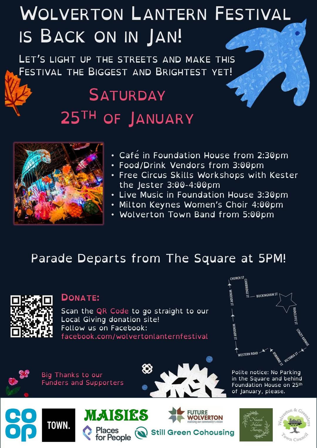 🌟 FREE Wolverton Lantern Festival  - Event Image 5 January 25, 2025 02:30 PM