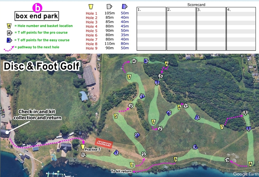 ⛳️⚽️ Disc & Football Golf at Box End Water Park in Kempston  - Event Image 2 May 27, 2025 
