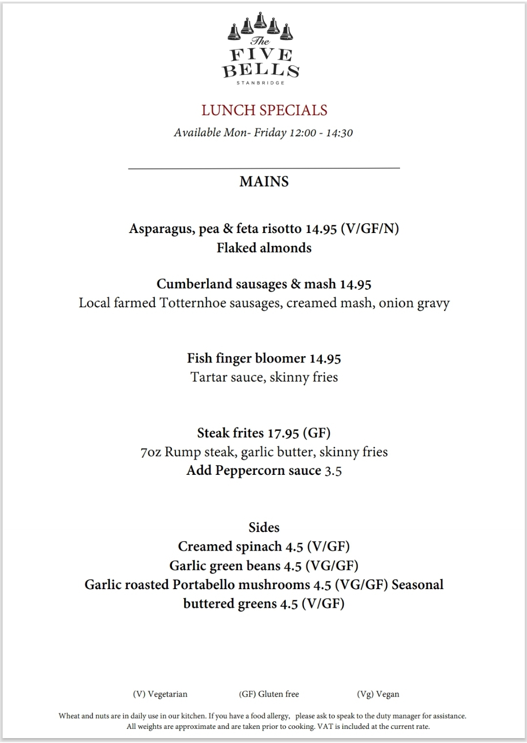 💥 50% OFF MAINS AT THE FIVE BELLS IN STANBRIRGE THIS JANUARY 2025! at The Five Bells, Station Rd, Stanbridge, Leighton Buzzard LU7 9JF
| Adults, Advance Booking, Date Idea, Food/Drink, Indoor, Nightlife, Rainy Days | Suitable for: Family, Free Parking, Parking Onsite, Toilets 💥 50% OFF MAINS AT THE FIVE BELLS IN STANBRIRGE THIS JANUARY 2025! - Event Image 4 January 14, 2025