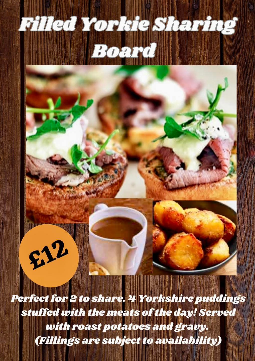 😋 Homemade Roast Dinner at The Flower Pot in Bedford - Event Image 5 January 05, 2025 12:00 PM
