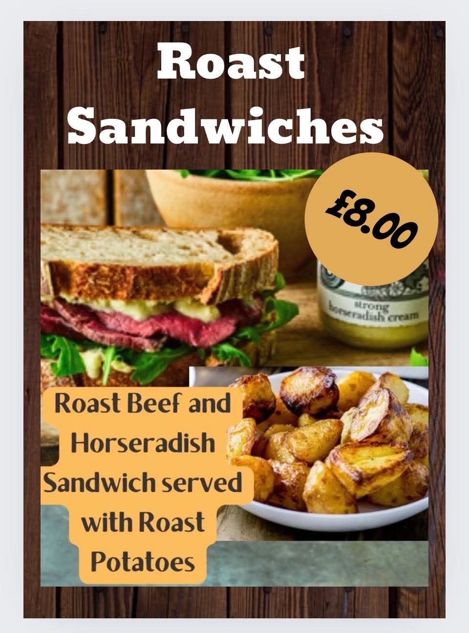 😋 Homemade Roast Dinner at The Flower Pot in Bedford - Event Image 6 January 05, 2025 12:00 PM