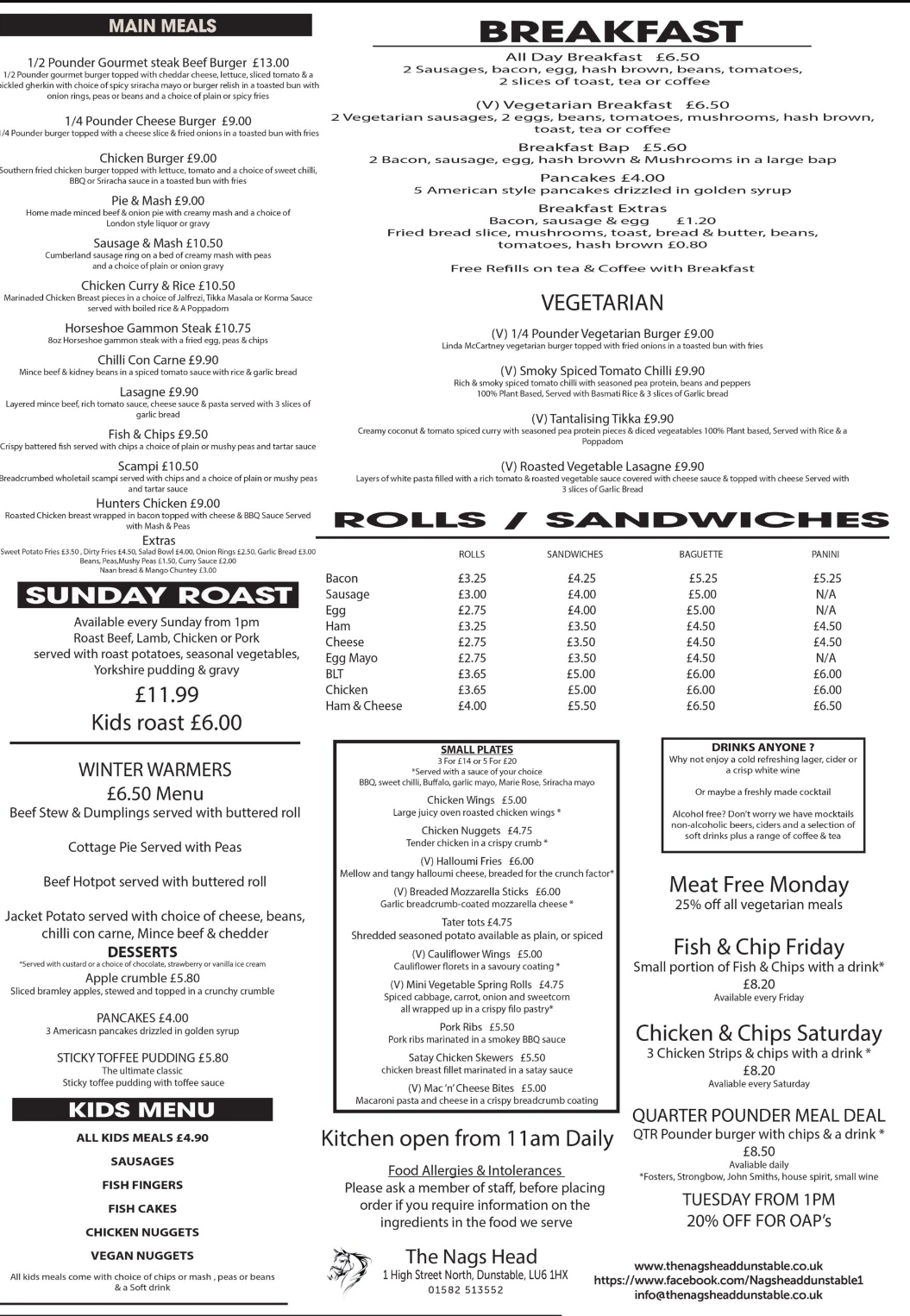 🍵 £3 Soup at The Nags Head in Dunstable  - Event Image 3 January 15, 2025 11:00 AM