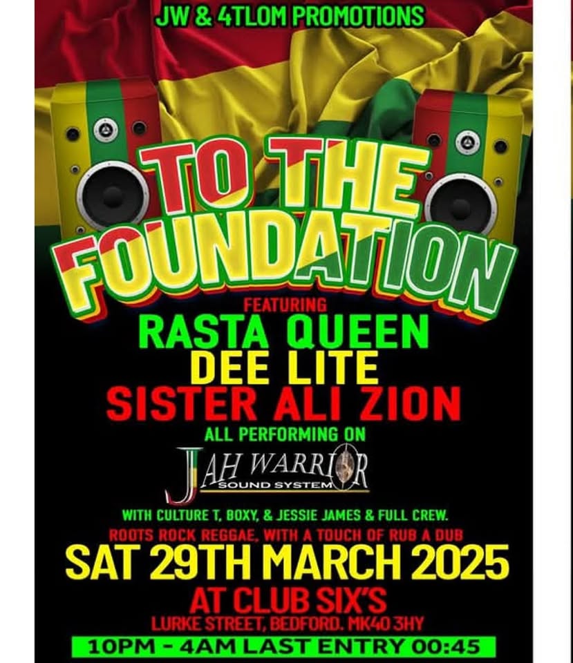 🎶 To The Foundation at Club Six's, Bedford - March 29, 2025 10:00 PM at Club Six’s, 2 Lurke Street, Bedford, MK40 3HY
