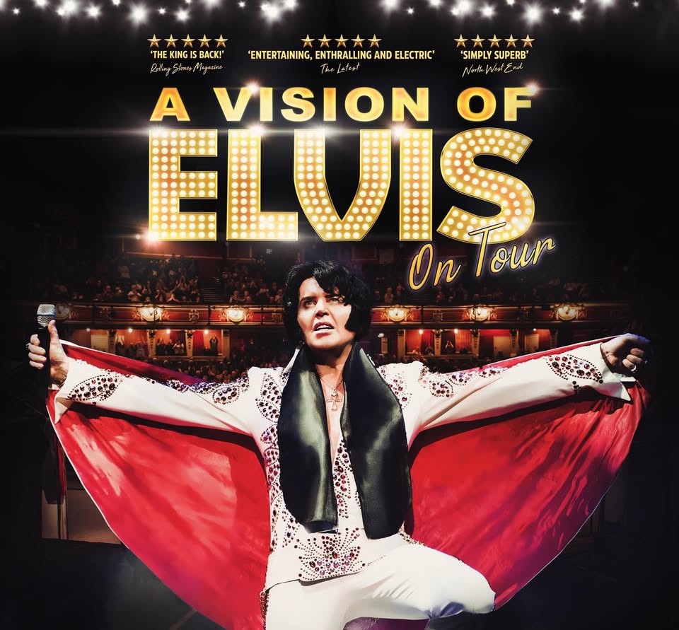 🕺A Vision of Elvis at Milton Keynes Theatre - Original Event Image | Advance Booking, Date Idea, Entertainment, Food/Drink, Fun, Indoor, Nightlife, Theatre, Ticket Event, Adults, Rainy Days | Suitable for: Blue Badge Parking, Accessible, Parking Onsite, Toilets, Wheelchair Friendly 🕺A Vision of Elvis at Milton Keynes Theatre - June 06, 2025 07:30 PM at Milton Keynes Theatre, 500 Marlborough Gate,, Milton Keynes, MK9 3NZ