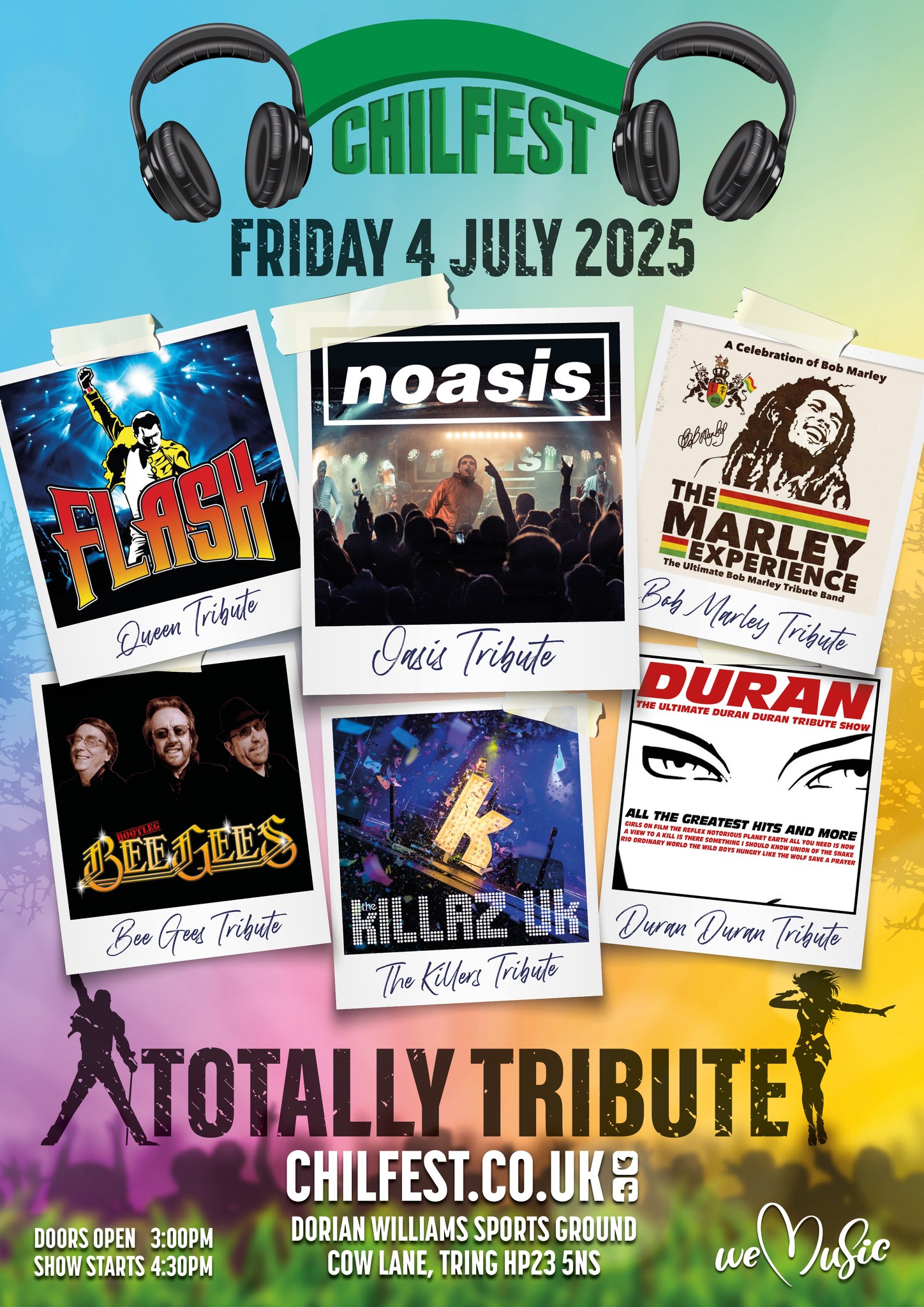 🎶 CHILFEST 2025 in Tring - Original Event Image | Adults, Advance Booking, Date Idea, Entertainment, Family, Food/Drink, Fun, Kids, Music, Outdoor, Social, Stalls, Ticket Event | Suitable for: Children, Family, Parking Onsite, Toilets 🎶 CHILFEST 2025 in Tring - July 04, 2025 03:00 PM at Cow Lane in Tring, Hertfordshire, with the postcode HP23 5NS