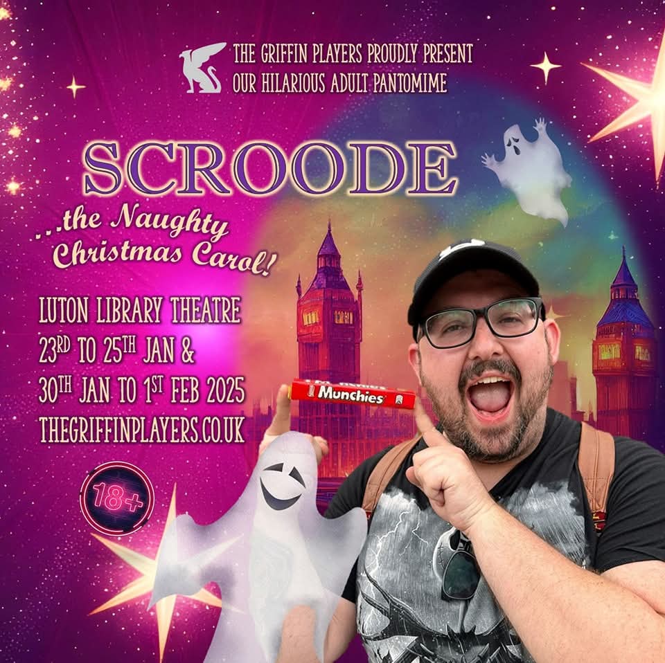 💋 Scroode - The Naughty Christmas Carol - Luton Library Theatre - Event Image 3 January 25, 2025 