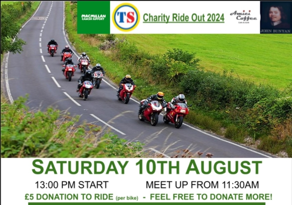 🏍 MacMillan Charity Ride Out 🏍 at Girtford Bridge, SG19 1NA Sandy | Low Cost, Family, Fun, Charity, Food/Drink, Outdoor, Social, Automotive 🏍 MacMillan Charity Ride Out 🏍 - Event Image 2 August 10, 2024 11:30 AM