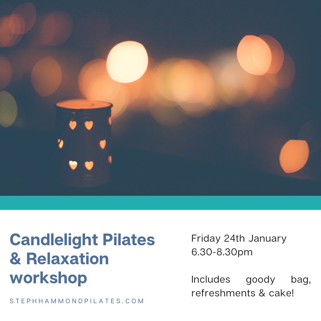 🕯Candelight Pilates & Relaxation Workshop in Ampthill  - January 24, 2025 06:30 PM at The Pilates Studio Ampthill, Station Road, Bedford, MK45 2QY, United Kingdom