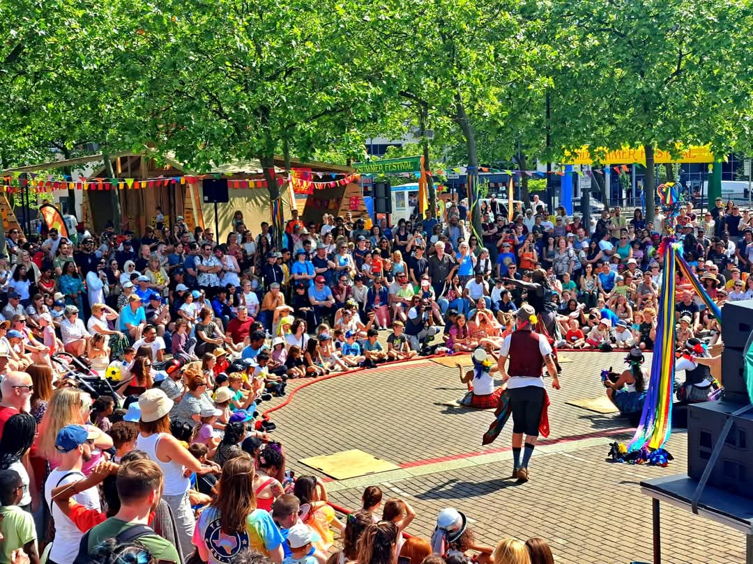 🎊 FREE Midsummer Festival 2025 in Milton Keynes at Milton Keynes Theatre, 500 Marlborough Gate,, Milton Keynes, MK9 3NZ | Family, Food/Drink, Music, Entertainment, Fun, Nightlife, Adults, Annual, Attractions, Date Idea, Free Entry, Low Cost, Free, Outdoor, Theatre | Suitable for: Family, Accessible, Toilets, Wheelchair Friendly, Parking Onsite, Baby Changing, Blue Badge Parking 🎊 FREE Midsummer Festival 2025 in Milton Keynes - Event Image 2 June 22, 2025 10:00 AM
