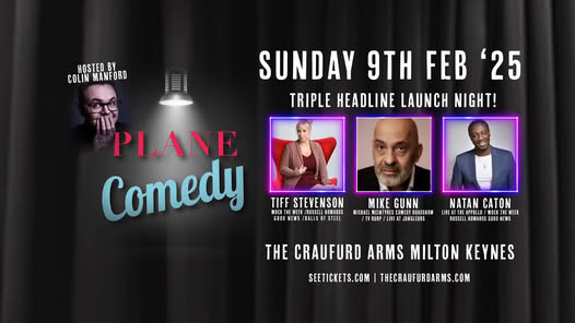 🤭 Triple Headline Comedy Night, Milton Keynes - Original Event Image | Adults, Advance Booking, Entertainment, Food/Drink, Fun, Indoor, Nightlife, Social, Teens, Comedy, Ticket Event | Suitable for: Toilets 🤭 Triple Headline Comedy Night, Milton Keynes - February 09, 2025 07:30 PM at The Craufurd Arms, 59 Stratford Road, Milton Keynes, MK12 5L