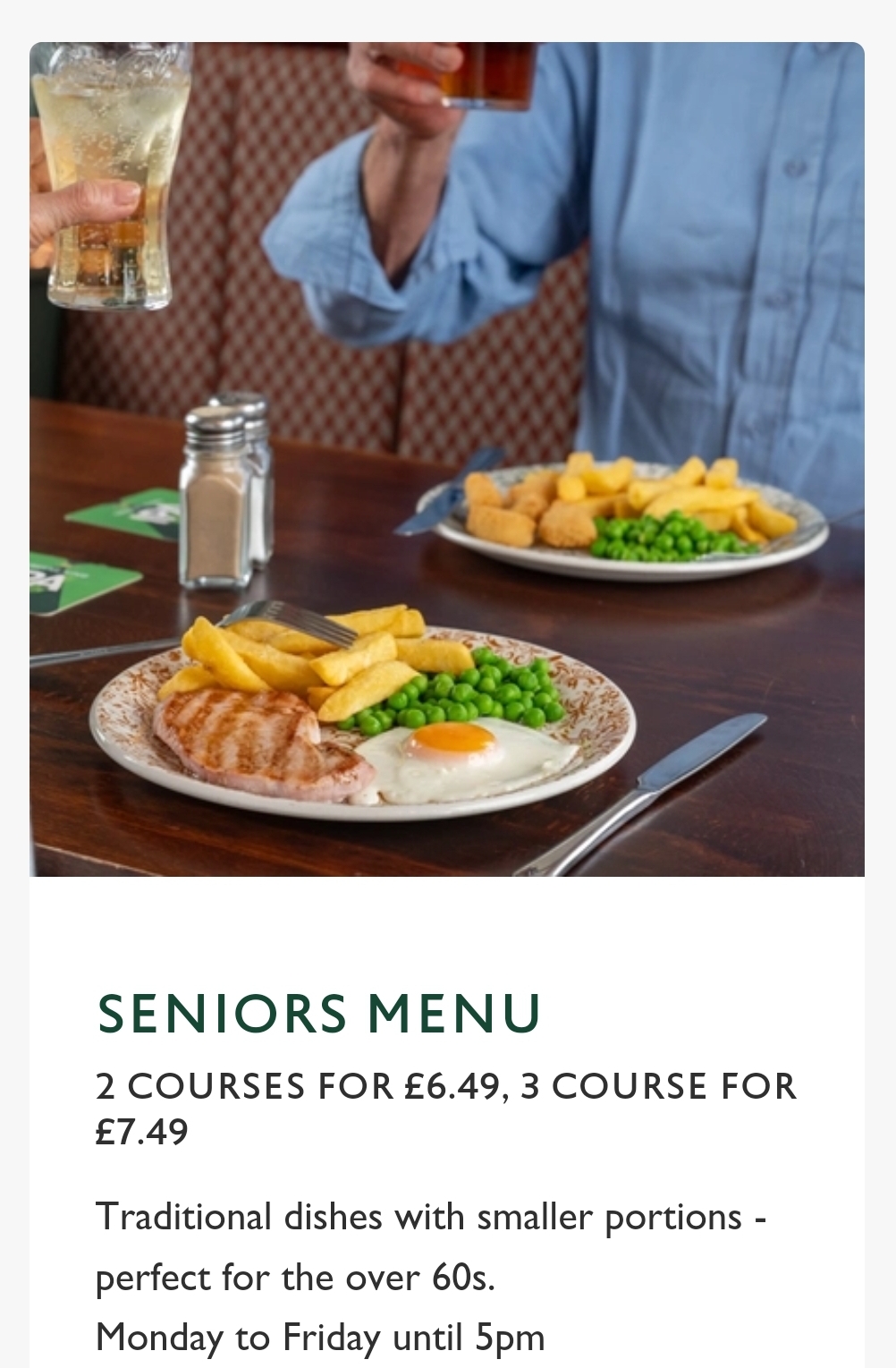 🤩 2 MEALS FOR £12.49 PLUS OTHER MEAL DEALS AT THE BUMBLE BEE IN FLITWICK at The Bumble Bee, Coniston Rd, Flitwick, Bedfordshire MK45 1QY | Adults, Date Idea, Family, Food/Drink, Indoor, Low Cost, OAP | Suitable for: Accessible, Family, Toilets, Wheelchair Friendly, Dog Friendly 🤩 2 MEALS FOR £12.49 PLUS OTHER MEAL DEALS AT THE BUMBLE BEE IN FLITWICK - Event Image 10 February 15, 2025