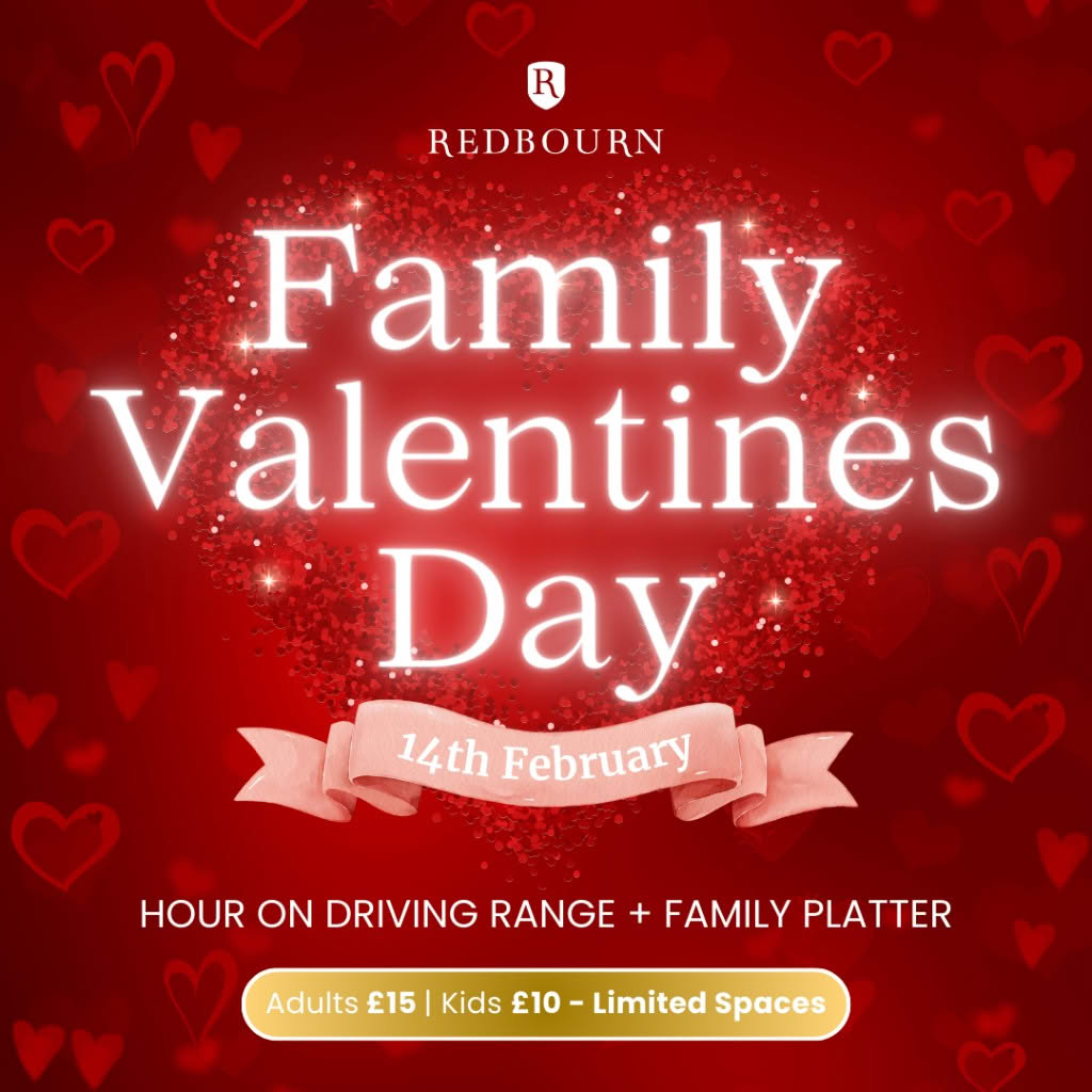 👨‍👩‍👧‍👦⛳️ Family Valentines day 2025 at Redbourn Golf Club - February 14, 2025 06:00 PM at Redbourn Golf Club, Kinsbourne Green Ln, St Albans AL3 7QA
