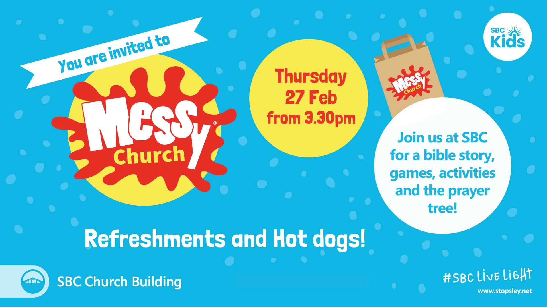 🧒 Messy Church at Stopsley Baptist Church - February 27, 2025 03:30 PM at Stopsley Baptist Church, St Thomas's Road, Luton, LU2 7XP United Kingdom