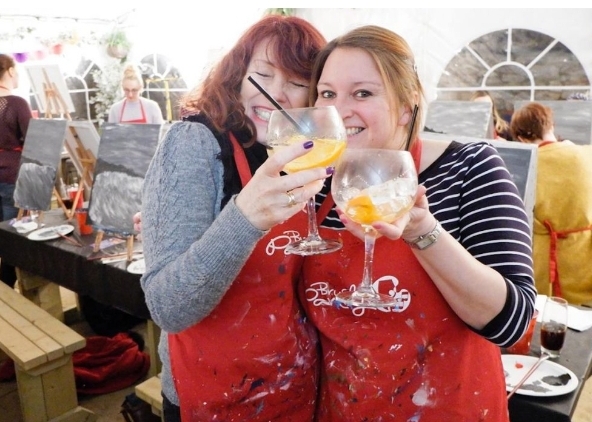 🎨🖌Join Brush Party with Jo - to paint ‘Blossom Bay’! Slip End, Luton - Event Image 3 February 25, 2025 07:00 PM