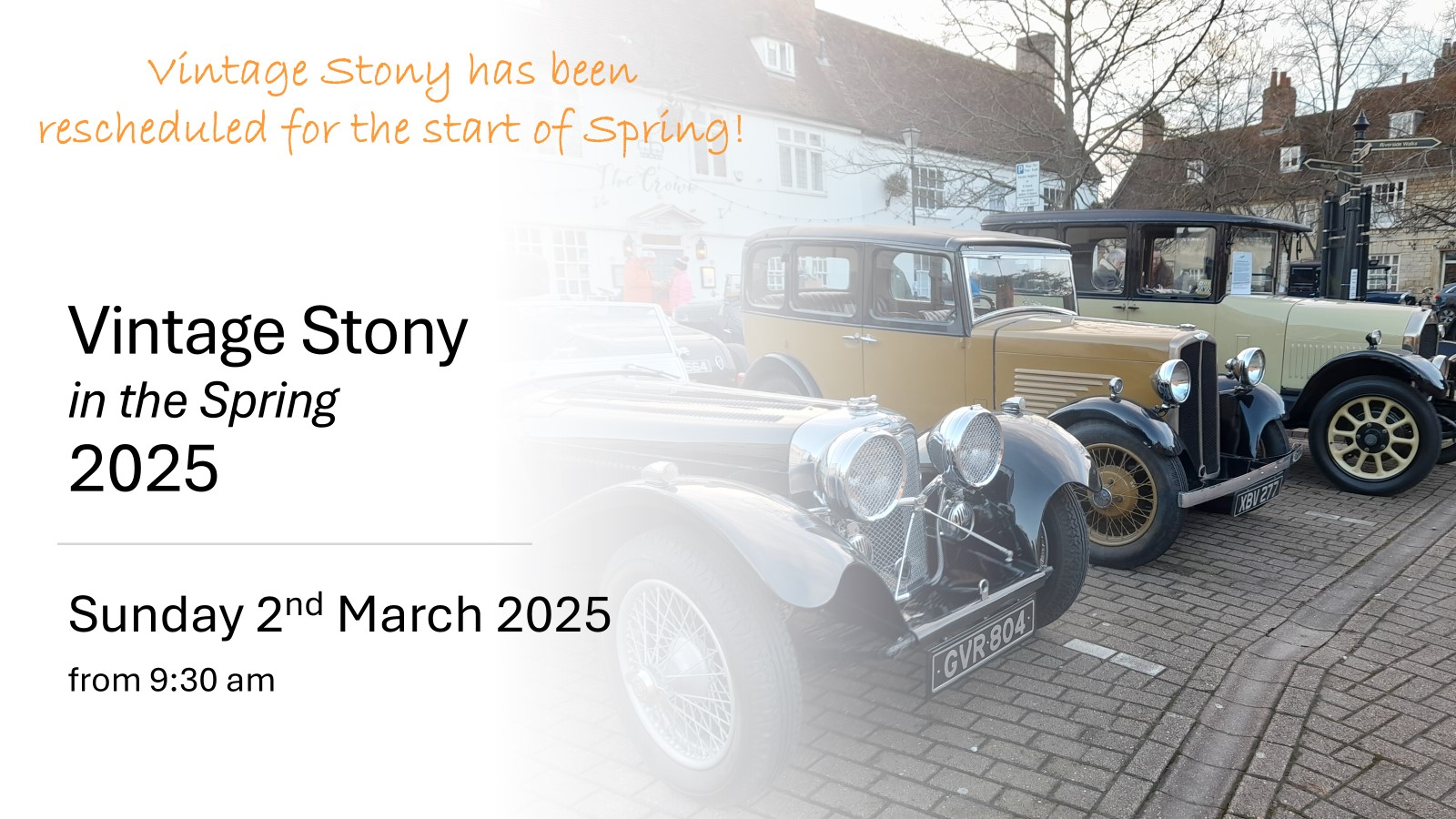 🏍 Vintage Stony Festival 2025, Stony Stratford - Original Event Image | Automotive, Entertainment, History & Heritage, Social, Weather Permitting, Adults, Free, Outdoor | Suitable for: Accessible, Family, Wheelchair Friendly 🏍 Vintage Stony Festival 2025, Stony Stratford - March 02, 2025 09:30 AM at Stony Stratford Market Square, Milton Keynes, MK11 1YA