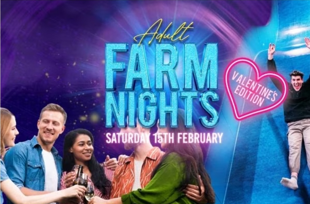 🤸♂️🥂💘 Adults Valentines Farm Night Addition at Mead Open Farm, Leighton Buzzard 2025 at Mead Open Farm Stanbridge Road,
Billington, Bedfordshire, LU7 9JH | Adults, Animals, Food/Drink, Indoor, Ticket Event, Date Idea, Entertainment, Music, Nightlife, Play Area, Social, Fun, Outdoor, Advance Booking, Rainy Days, Tickets | Suitable for: Adults Only, Free Parking, Parking Onsite, Toilets, Children 🤸♂️🥂💘 Adults Valentines Farm Night Addition at Mead Open Farm, Leighton Buzzard 2025 - Event Image 2 February 15, 2025 07:00 PM