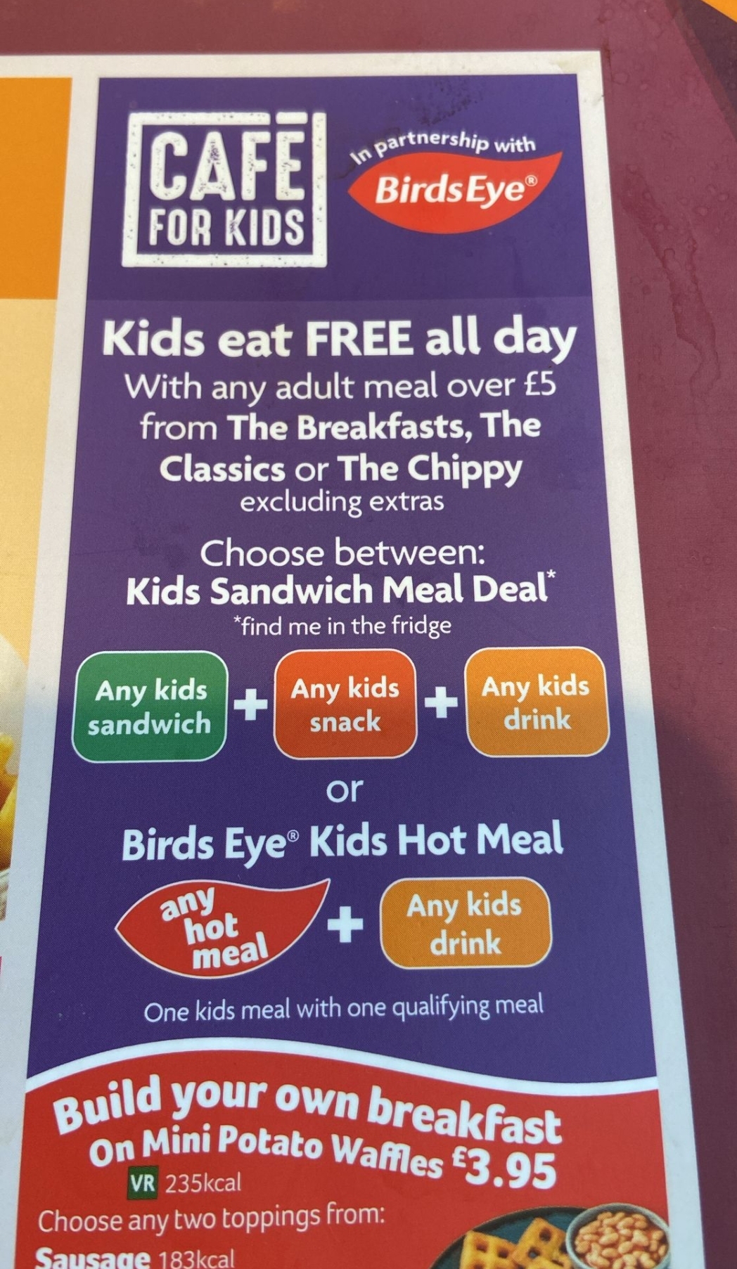 🤩 Kids eat FREE at Morrisons Cafe when you buy an adult meal for £5 or more.... | Categories: Food & Drink, Stores 🤩 Kids eat FREE at Morrisons Cafe when you buy an adult meal for £5 or more.... -