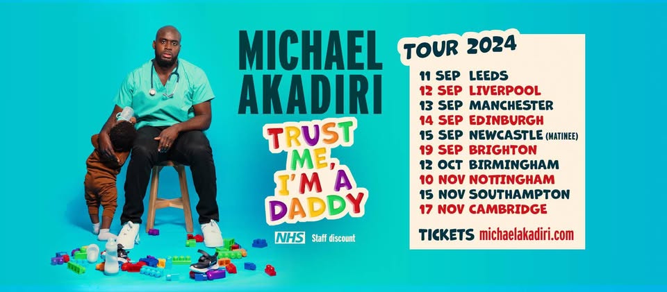 🤣 Trust Me, I'm a Daddy Tour at The Hat Factory, Luton - March 14, 2025 08:00 PM at The Hat Factory Arts Centre, 65-67 Bute Street, Luton, LU1 2EY
