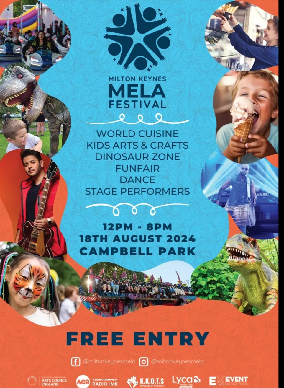 🎊 FREE ENTRY Milton Keynes Mela Festival🎊 - Event Image 6 August 18, 2024 12:00 PM