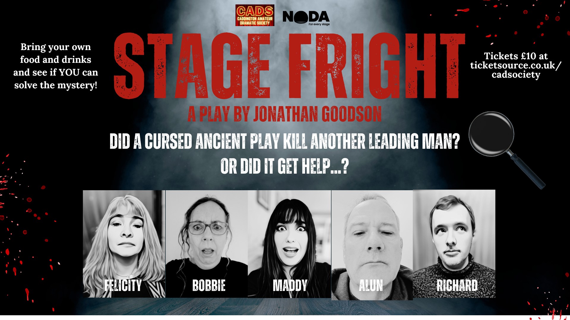 🎭 Stage Fright at Heathfield Community Centre in Caddington (bring your own food & drinks) - April 05, 2025 07:30 PM at Heathfield Community Centre, Hyde Road, Caddington, LU1 4HD