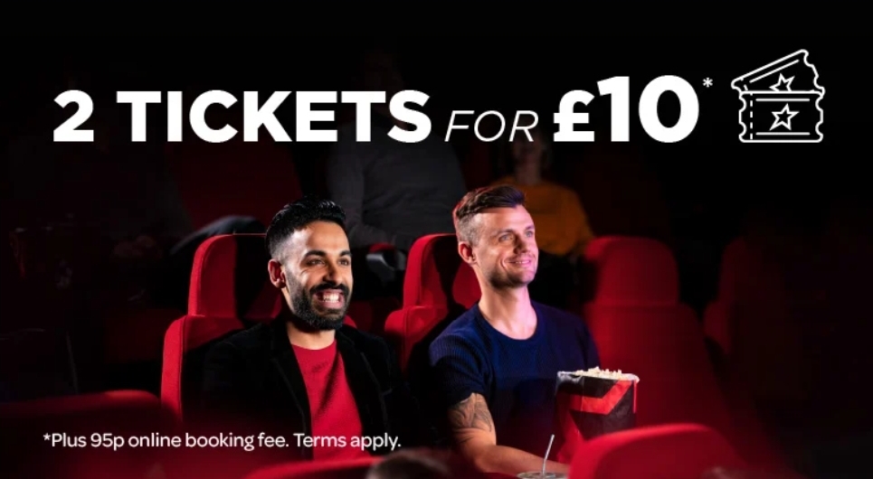 🎬 GET 2 CINEWORLD TICKETS FOR £10 | Categories: Entertainment, Online 🎬 GET 2 CINEWORLD TICKETS FOR £10 - $10.00 until March 16, 2025