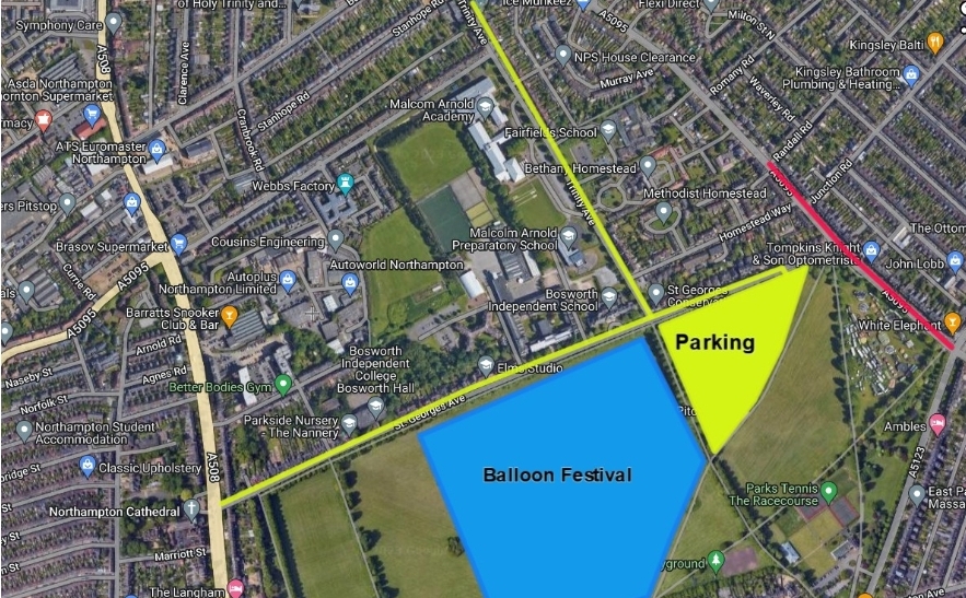 🎈Northampton Balloon Festival 2025 at Northampton Racecourse, Kettering Rd, Northampton NN1 4LG | Adults, Advance Booking, Animals, Annual, Attractions, Baby/Toddlers, Date Idea, Entertainment, Food/Drink, Fun, Fun Fair, Half Term, Kids, Music, Nightlife, Outdoor, Pay On Entry, Tickets, Teens, Low Cost | Suitable for: Accessible, Blue Badge Parking, Children, Dog Friendly, Family, Free Parking, Parking Onsite, Toilets, Wheelchair Friendly 🎈Northampton Balloon Festival 2025 - Event Image 11 August 17, 2025 12:00 PM