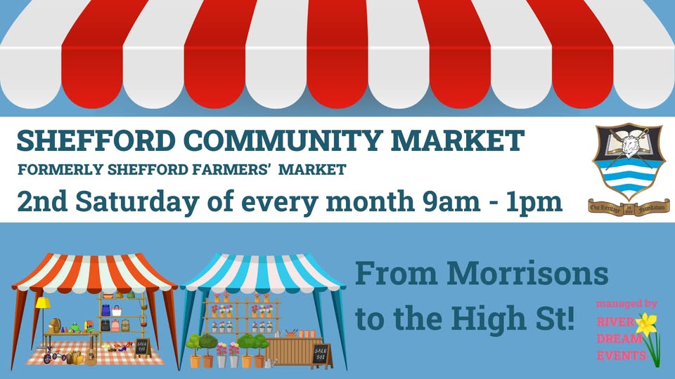 🛍 Shefford Community Market 2025 - March 08, 2025 09:00 AM at Morrisons, High Street, Shefford, SG17 5DZ 
