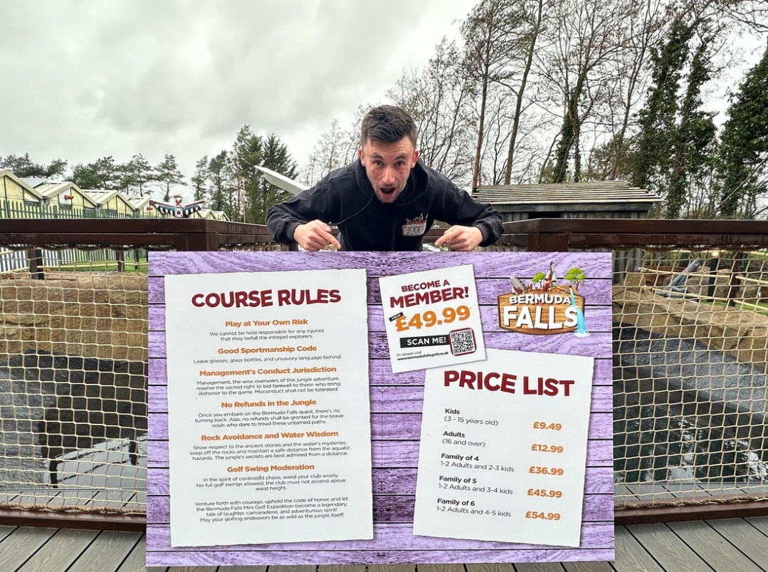 ⛳️ Bermuda Falls Crazy Golf in Henlow - Event Image 5 April 15, 2025 09:00 AM