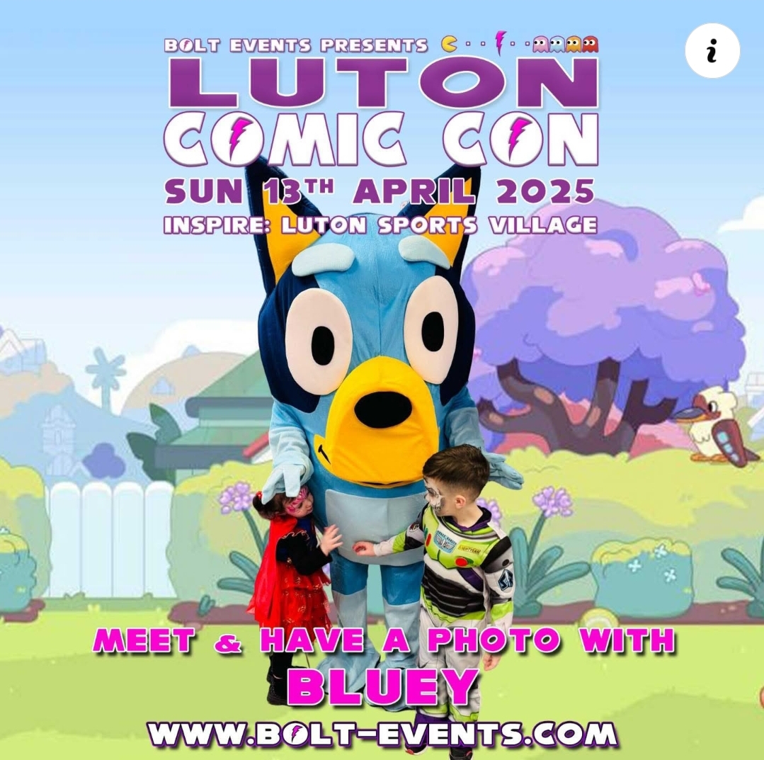 🦹‍♀️ Luton Comic Con & Toy Fair 2025 - Event Image 2 April 13, 2025 10:00 AM