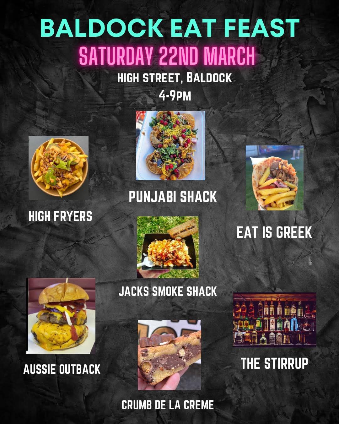 🎊 Baldock EAT Feast March 2025 - Event Image 3 March 22, 2025 04:00 PM