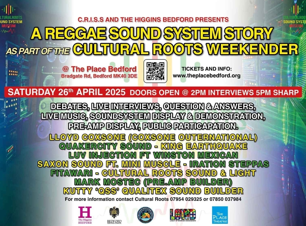 💚❤️💛 Cultural Roots Weekender at The Place Theatre in Bedford - April 2025  - Event Image 5 April 26, 2025 02:00 PM