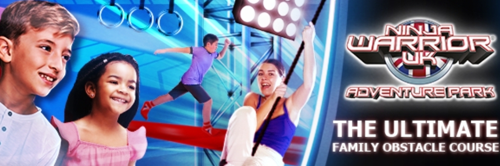 🥷1 Hour Session for 2 People at Ninja Warrior Milton Keynes Plus a Sharing Pizza £26 (£13 each)! | Categories: Attractions, Food & Drink | Featured Deal 🥷1 Hour Session for 2 People at Ninja Warrior Milton Keynes Plus a Sharing Pizza £26 (£13 each)! - $26.00 Valid from April 07, 2025 until April 21, 2025