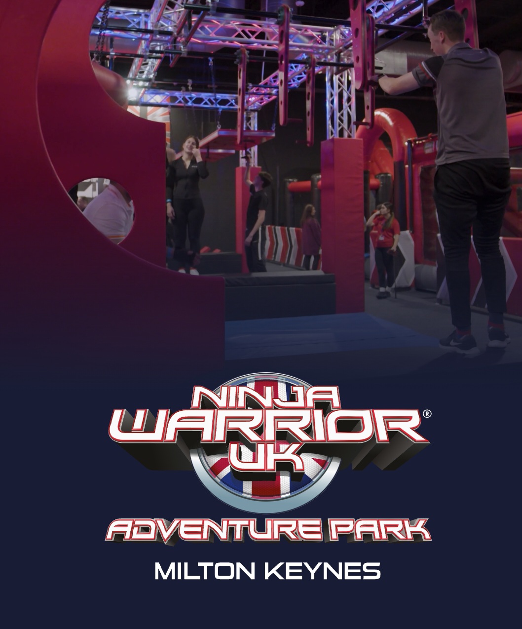 🥷1 Hour Session for 2 People at Ninja Warrior Milton Keynes Plus a Sharing Pizza £26 (£13 each)! | Categories: Attractions, Food & Drink | Featured Deal 🥷1 Hour Session for 2 People at Ninja Warrior Milton Keynes Plus a Sharing Pizza £26 (£13 each)! - $26.00 Valid from April 07, 2025 until April 21, 2025