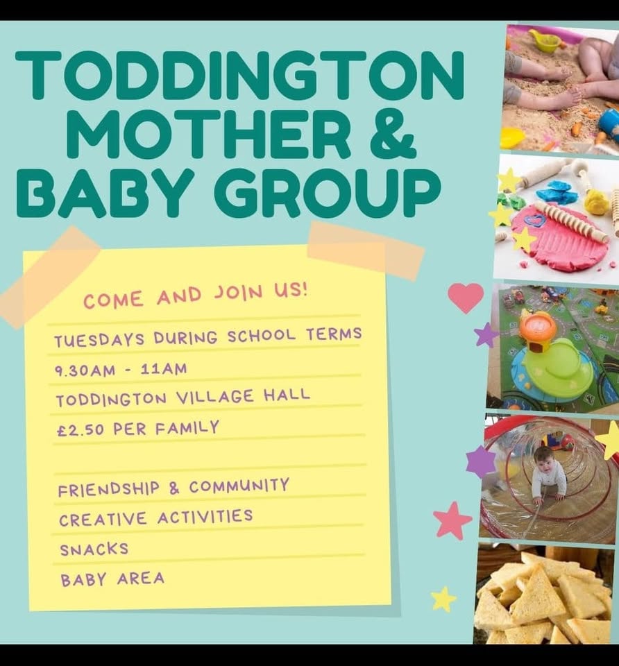 👶 Toddington Mother & Baby Group - Original Event Image | Baby/Toddlers, Creative, Family, Food/Drink, Low Cost, Pay On Entry, Rainy Days, Social, Recurring | Suitable for: Accessible, Family, Free Parking, Parking Onsite, Toilets 👶 Toddington Mother & Baby Group - May 13, 2025 09:30 AM at Toddington Village Hall, Leighton Rd, Toddington, Dunstable LU5 6AN